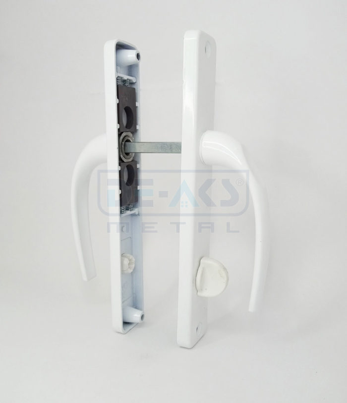 deaks metal wc kapı kolu alüminyum beyaz